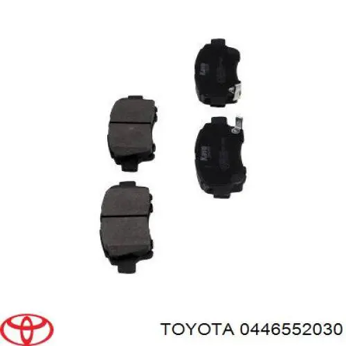 Передние тормозные колодки 0446552030 Toyota