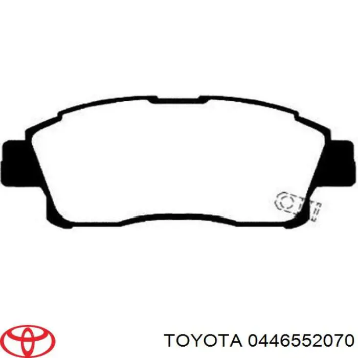 Купить 0446552070 Toyota Колодки тормозные