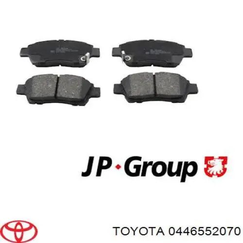 Колодки Toyota 0446552070 цена, от 16.77 USD