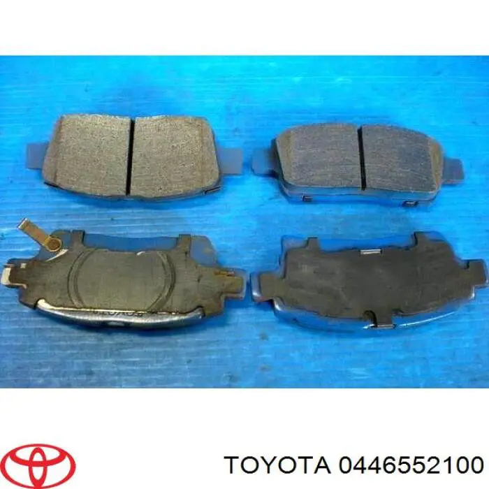 0446552100 Toyota колодки тормозные передние дисковые