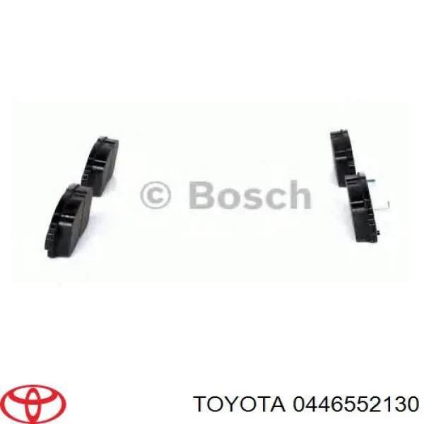 Купить 0446552130 Toyota Колодки тормозные