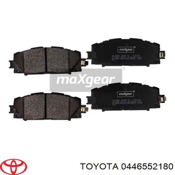 0446552180 Toyota передние тормозные колодки