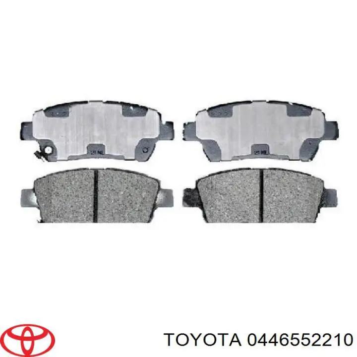 0446552210 Toyota передние тормозные колодки
