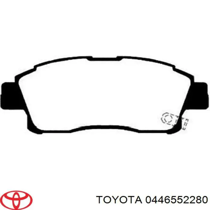 Передние тормозные колодки 0446552280 Toyota