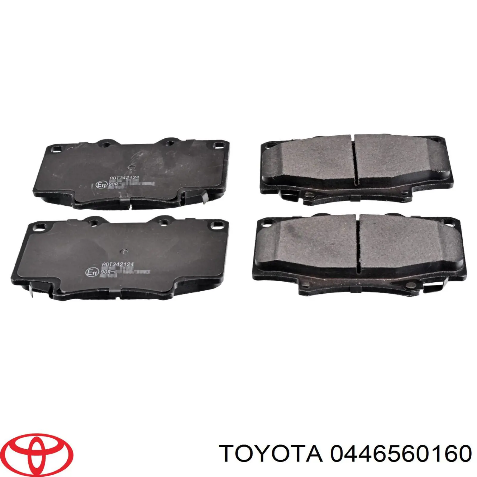 Передние тормозные колодки 0446560160 Toyota