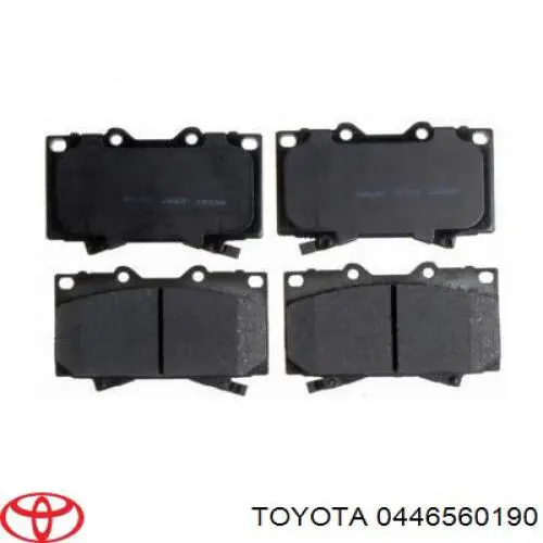 Передние тормозные колодки 0446560190 Toyota