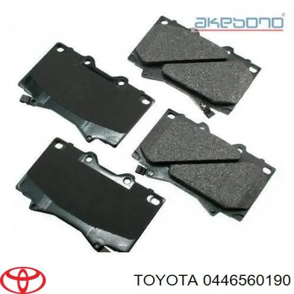 Передние тормозные колодки 0446560190 Toyota