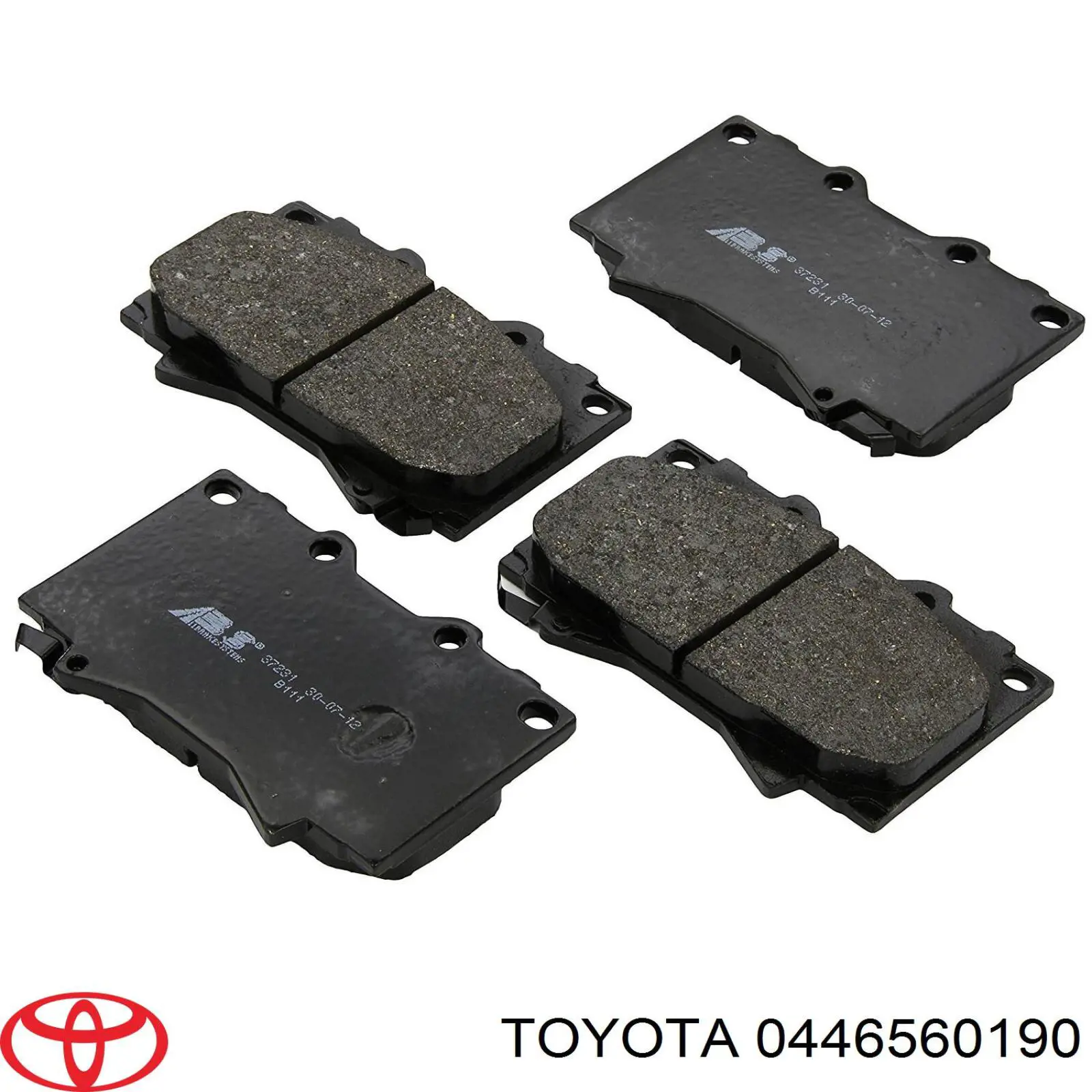 Купить 0446560190 Toyota Колодки тормозные