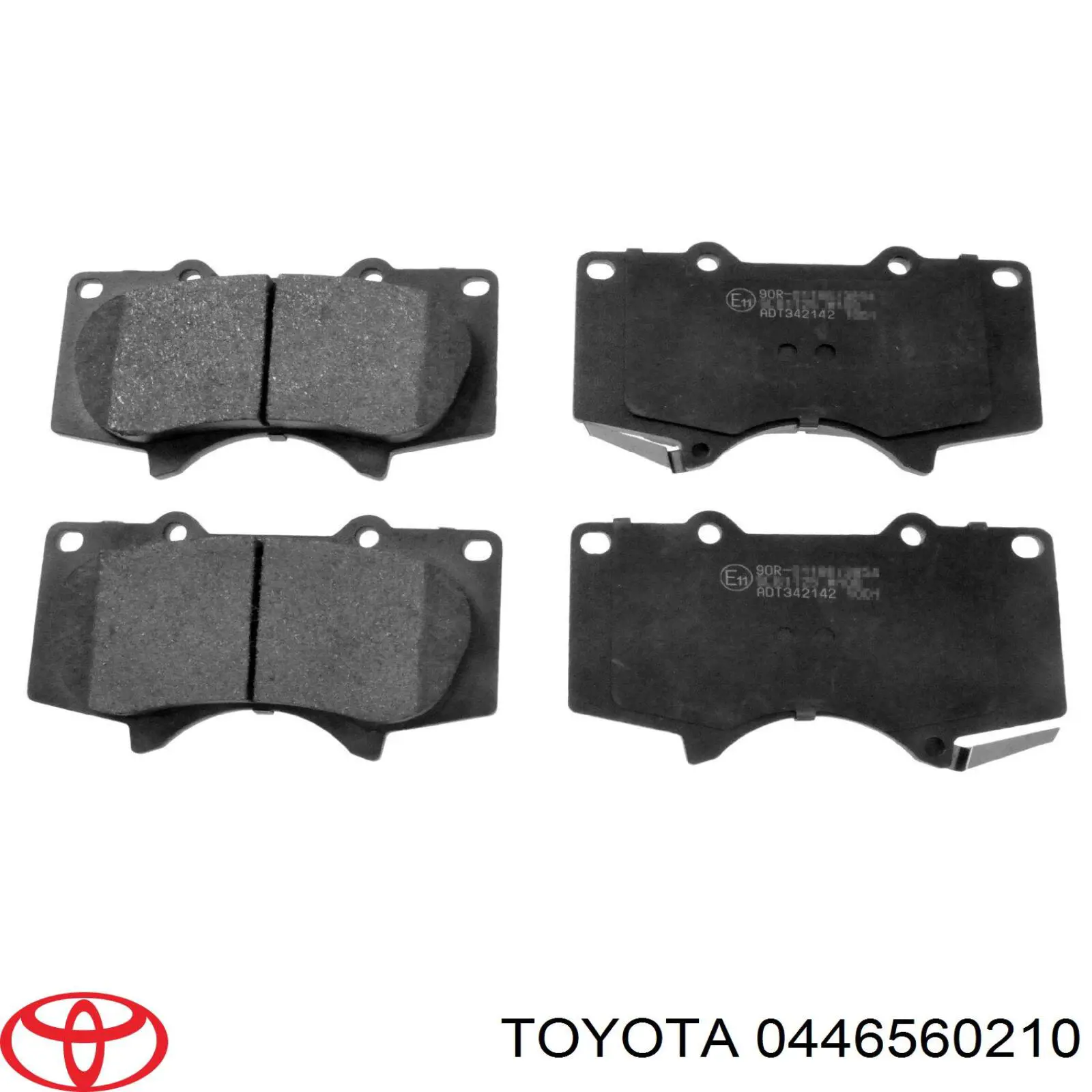 Купить 0446560210 Toyota Колодки тормозные