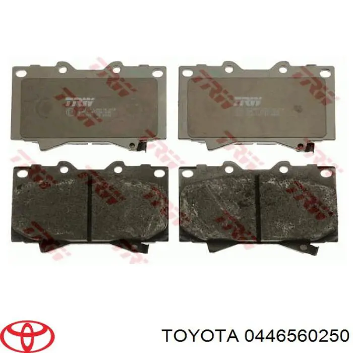 Колодки Toyota 0446560250 цена, от 19.75 USD
