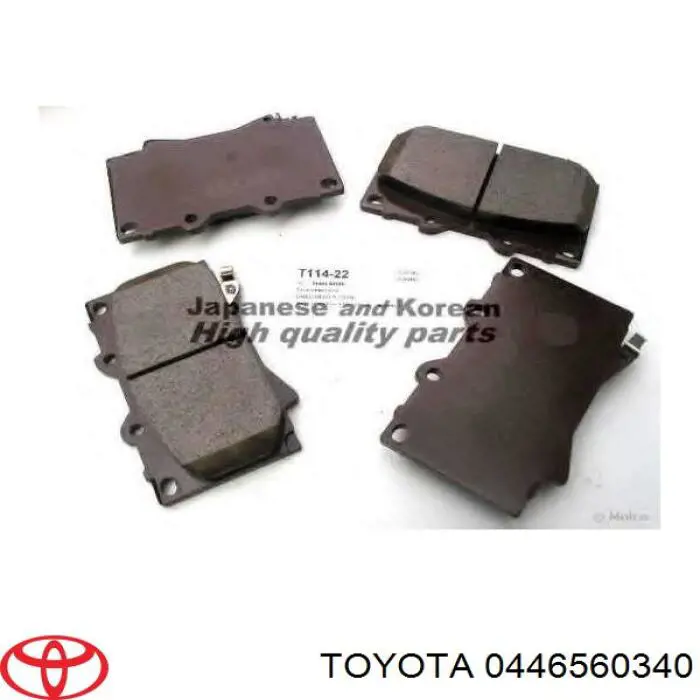 Колодки Toyota 0446560340 цена, от 20.27 USD