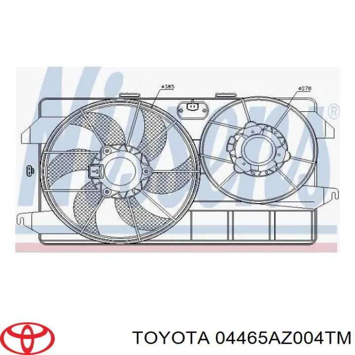 Купить 04465AZ004TM Toyota Колодки тормозные