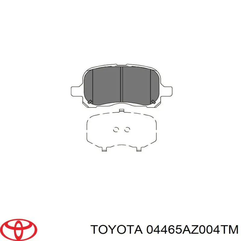 Колодки Toyota 04465AZ004TM цена, от 16.65 USD
