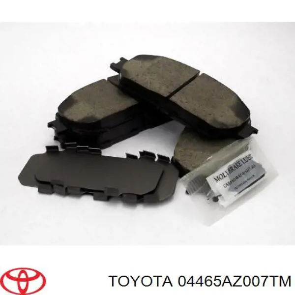 Передние тормозные колодки 04465AZ007TM Toyota