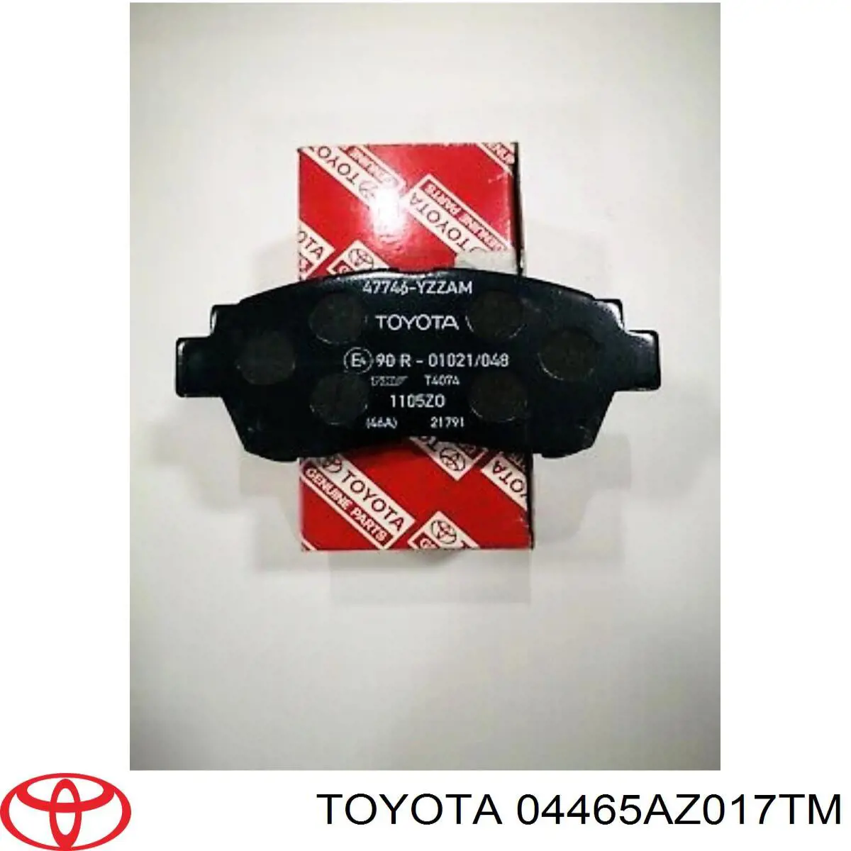 04465AZ017TM Toyota Колодки передние