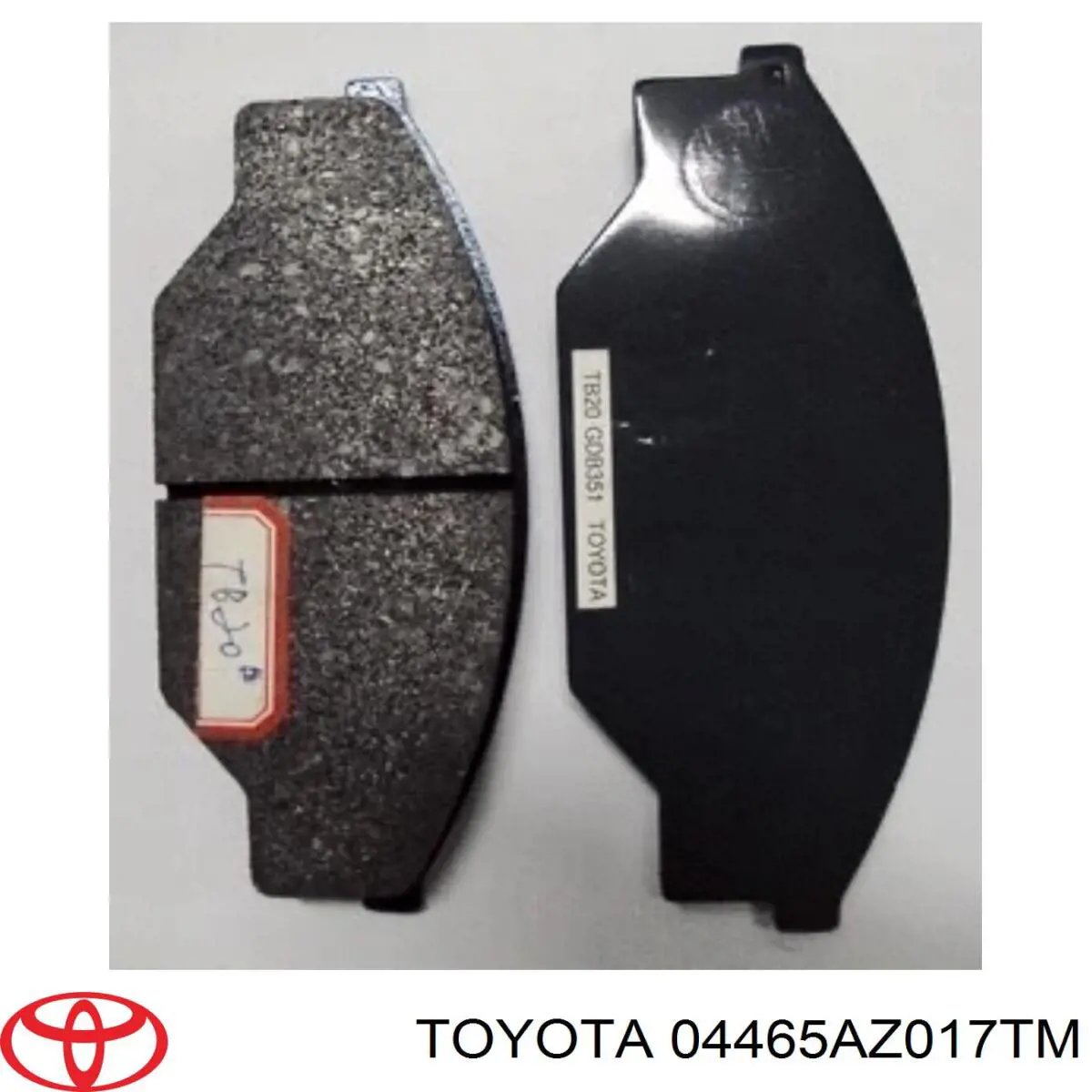 Купить 04465AZ017TM Toyota Колодки тормозные