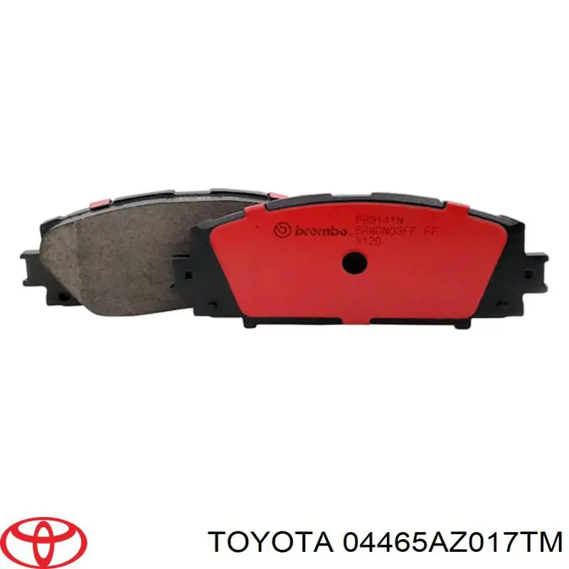 Колодки Toyota 04465AZ017TM цена, от 16.76 USD