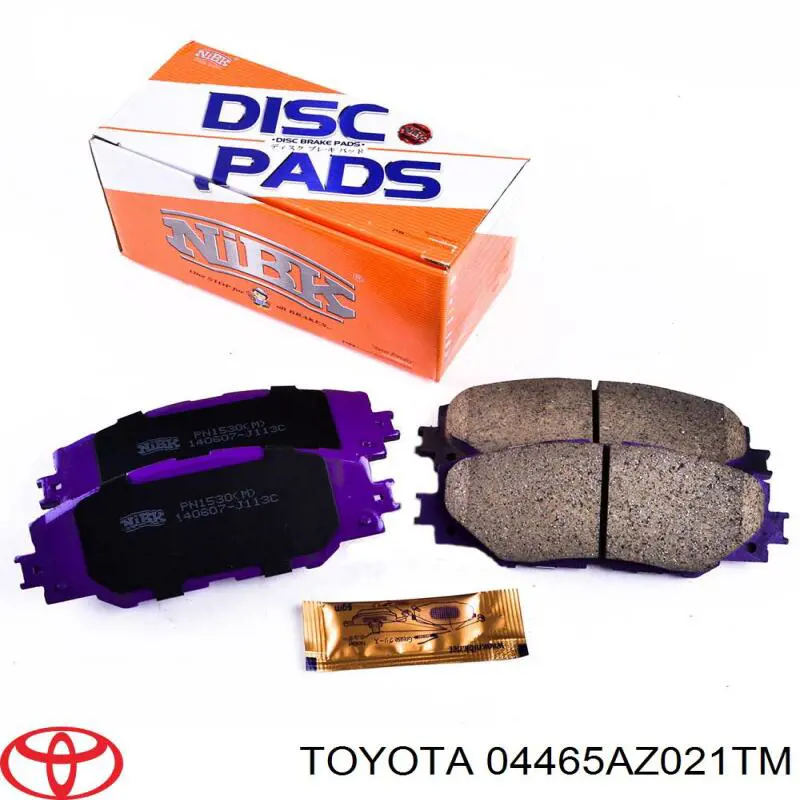 Купить 04465AZ021TM Toyota Колодки тормозные
