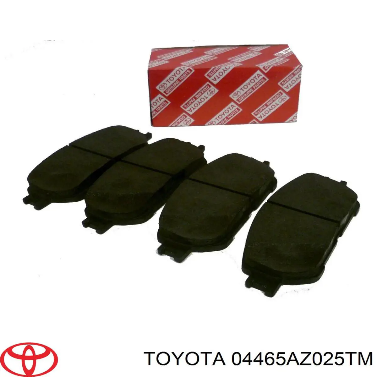 Передние тормозные колодки 04465AZ025TM Toyota