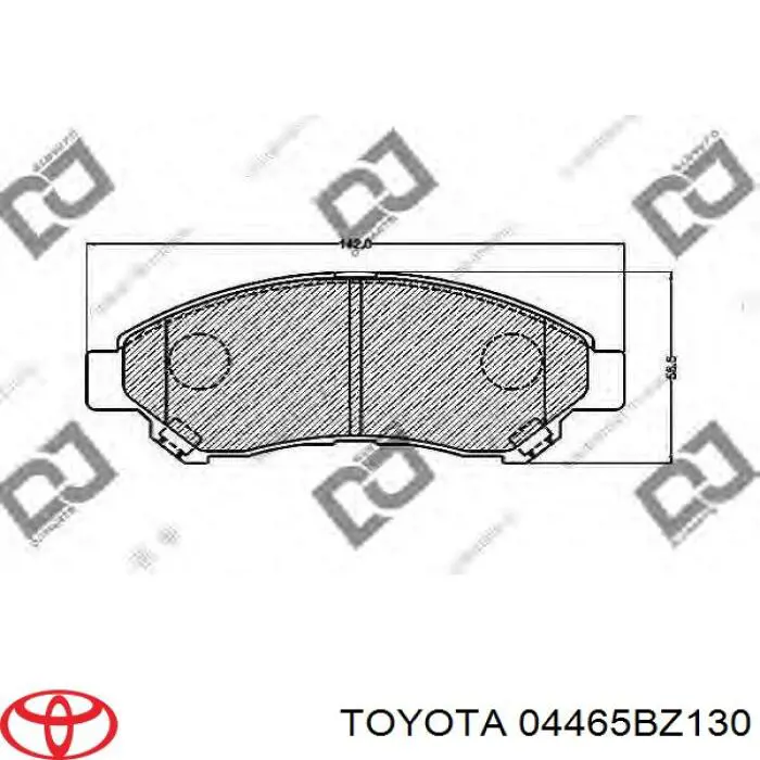 2256101 Textar Колодки передние