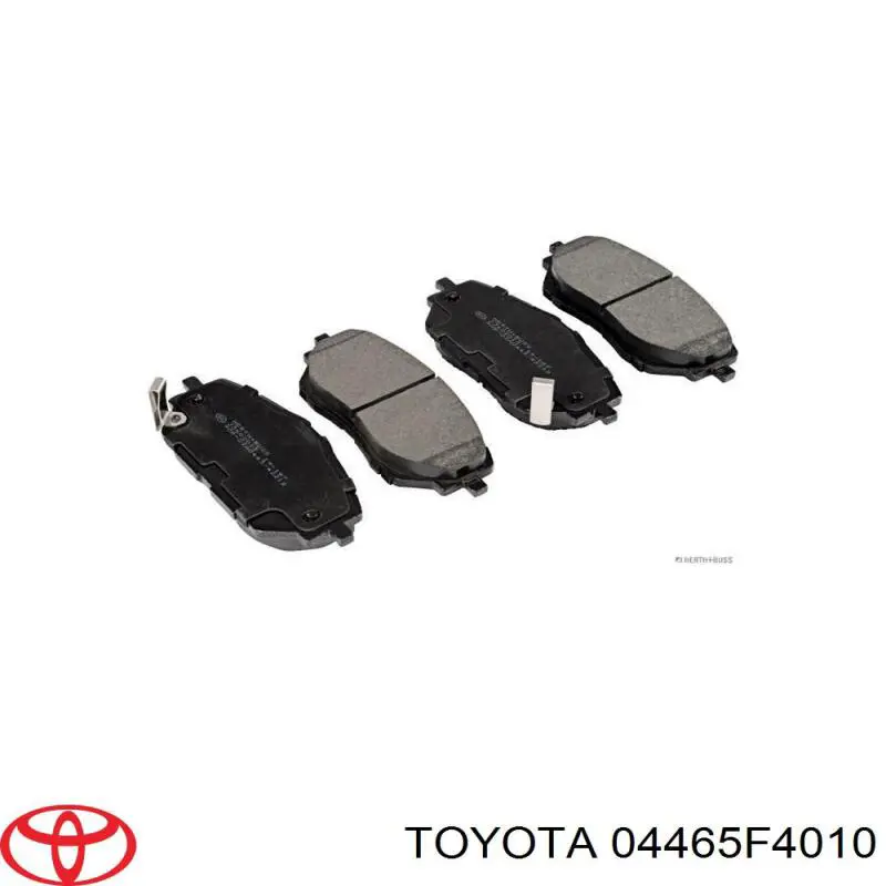 04465F4010 Toyota Sapatas do freio dianteiras de disco