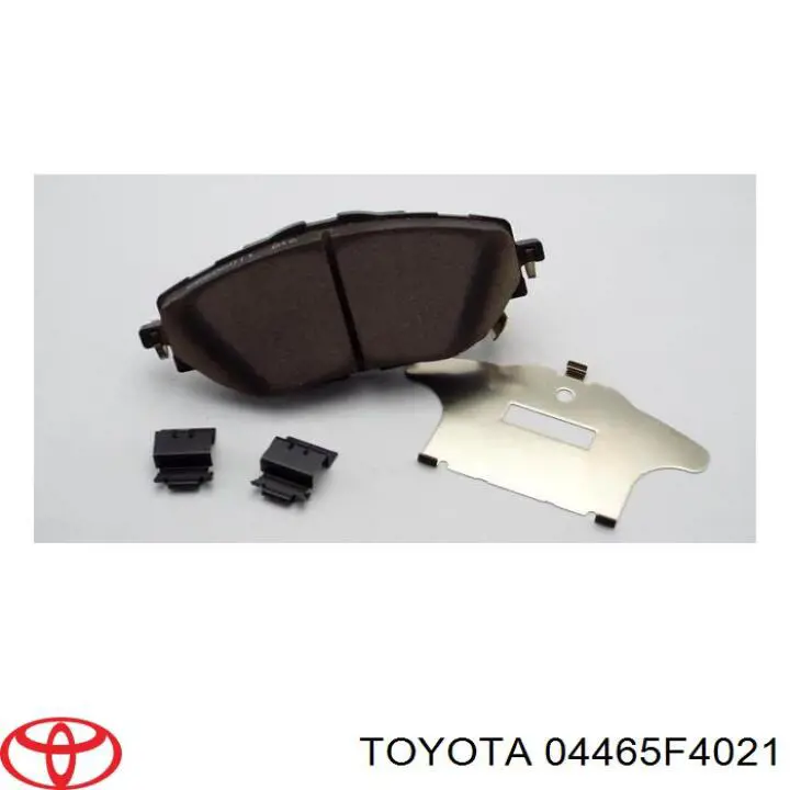 04465F4021 Toyota колодки тормозные передние дисковые