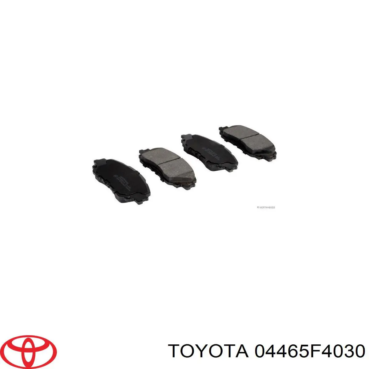 Колодки Toyota 04465F4030 цена, от 31.67 USD