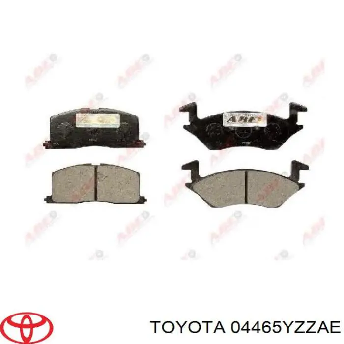 Передние тормозные колодки 04465YZZAE Toyota