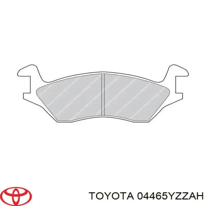 Колодки Toyota 0446510030 цена, от 19.05 USD