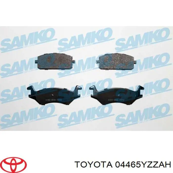 Тормозные колодки Toyota 0446510030