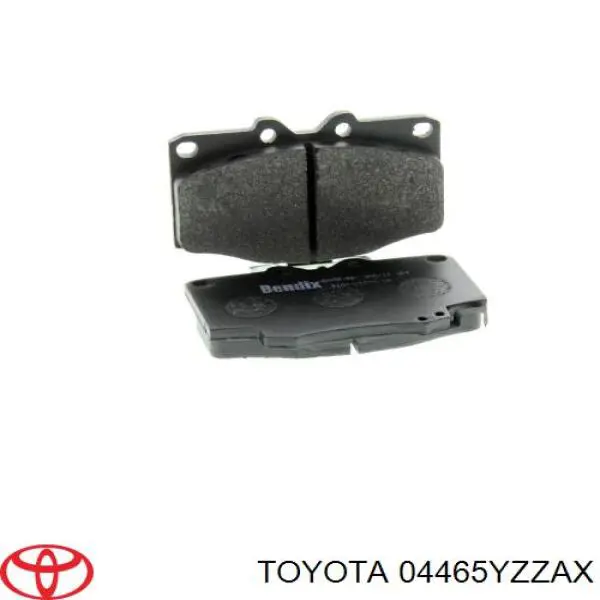 Передние тормозные колодки 04465YZZAX Toyota