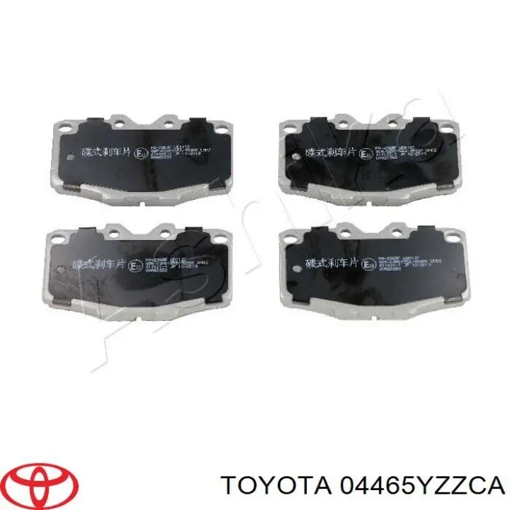 Купить 04465YZZCA Toyota Колодки тормозные