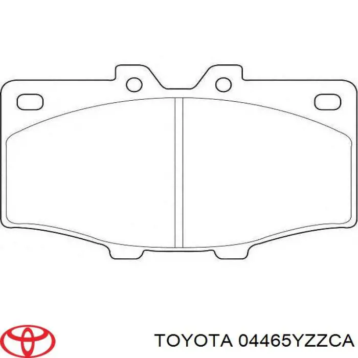 04465YZZCA Toyota Колодки передние