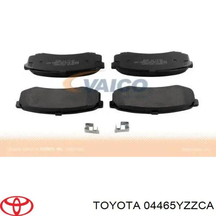Передние тормозные колодки 04465YZZCA Toyota