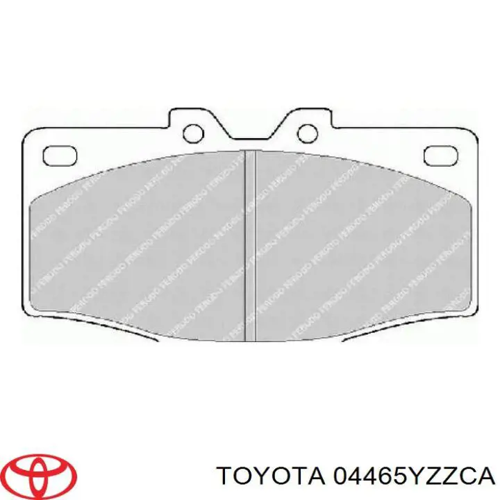 Колодки Toyota 04465YZZCA цена, от 12.27 USD