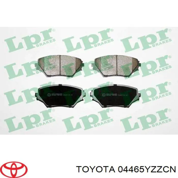 Колодки Toyota 04465YZZCN цена, от 35.59 USD