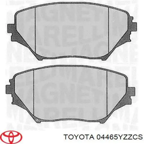 Передние тормозные колодки 04465YZZCS Toyota