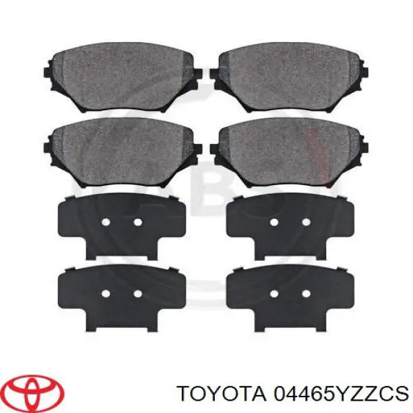 Колодки Toyota 04465YZZCS цена, от 21.54 USD