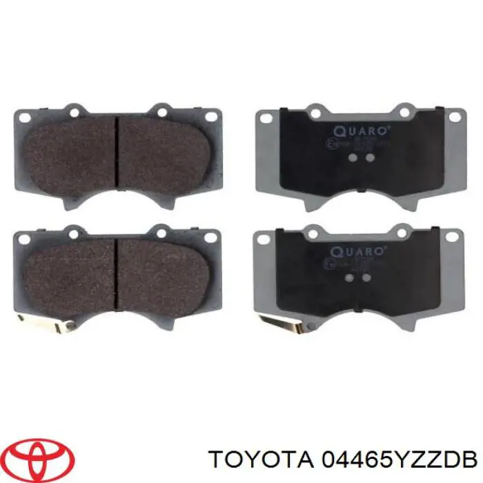 Передние тормозные колодки 04465YZZDB Toyota