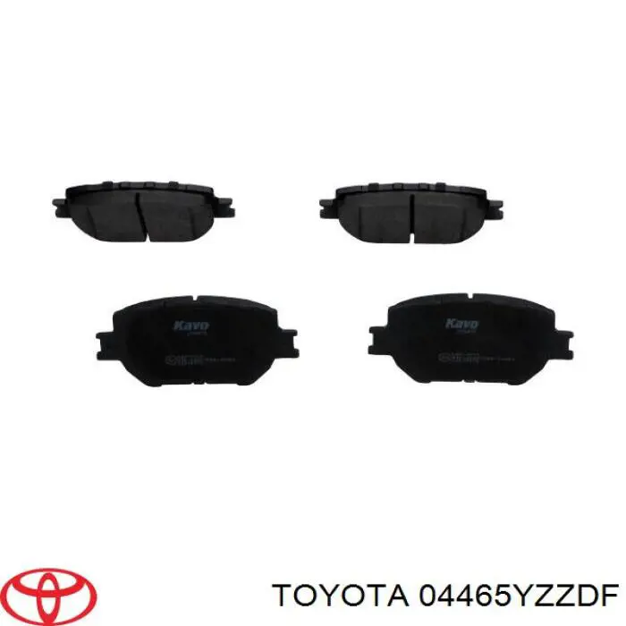Колодки Toyota 04465YZZDF цена, от 17.43 USD
