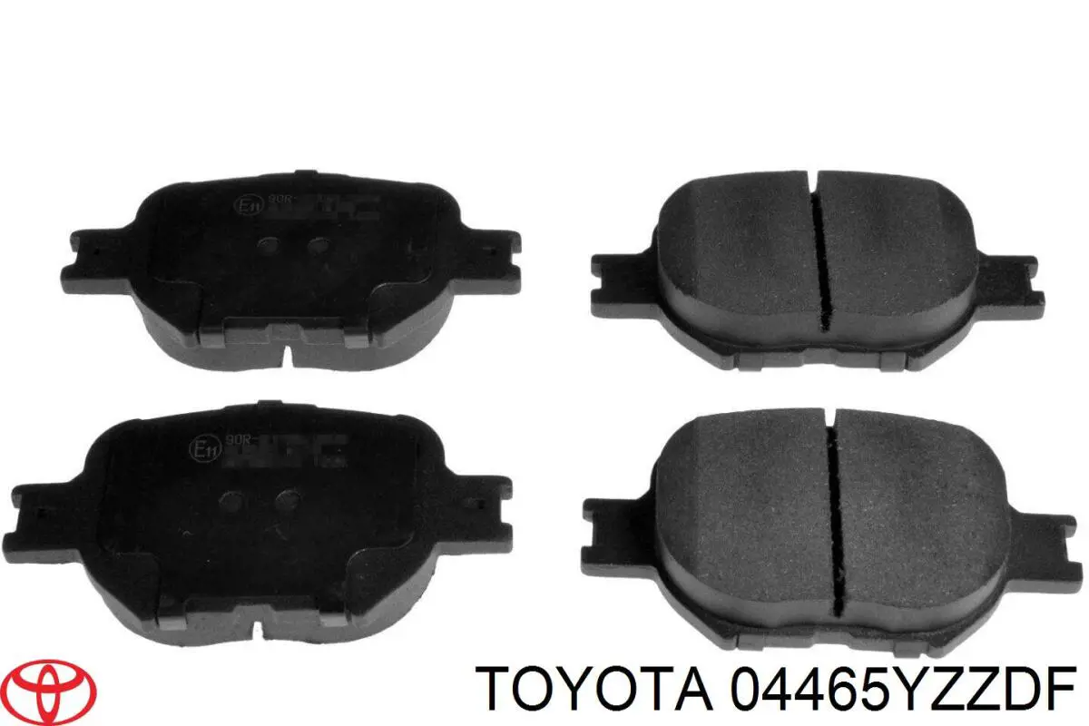 Передние тормозные колодки 04465YZZDF Toyota