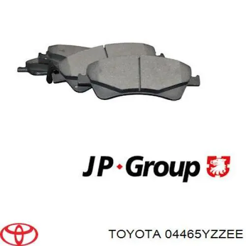 Колодки Toyota 04465YZZEE цена, от 30.02 USD