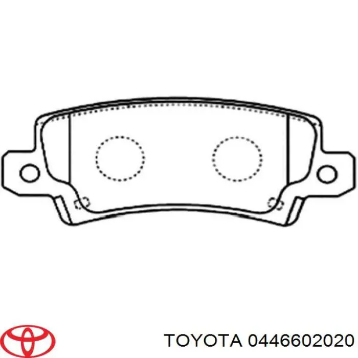 Колодки дисковые  Toyota 0446602020 цена, от 15.02 USD