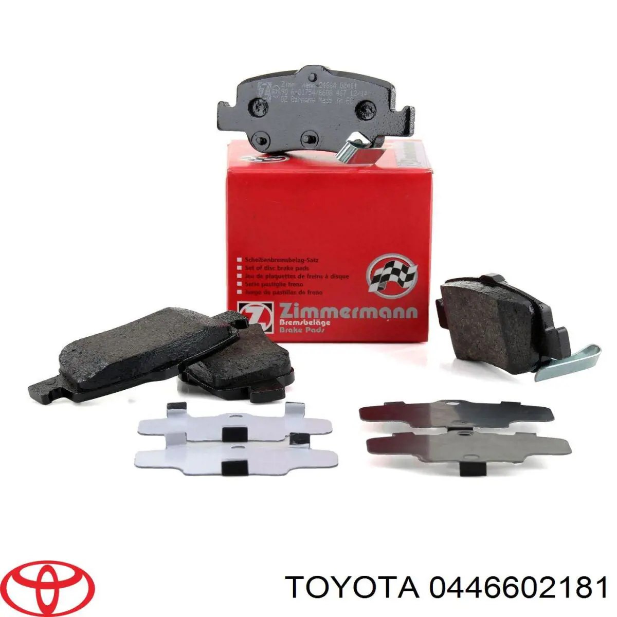 Задние тормозные колодки 0446602181 Toyota