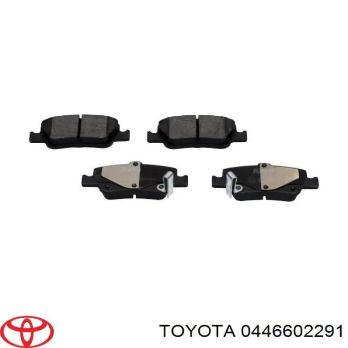 Колодки дисковые  Toyota 0446602291 цена, от 17.49 USD