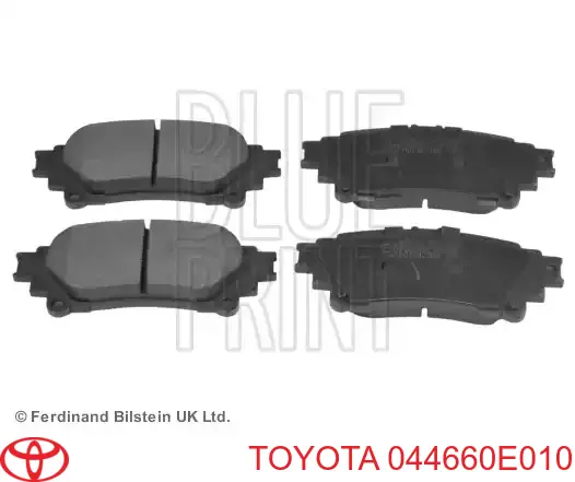 Задние тормозные колодки 044660E010 Toyota