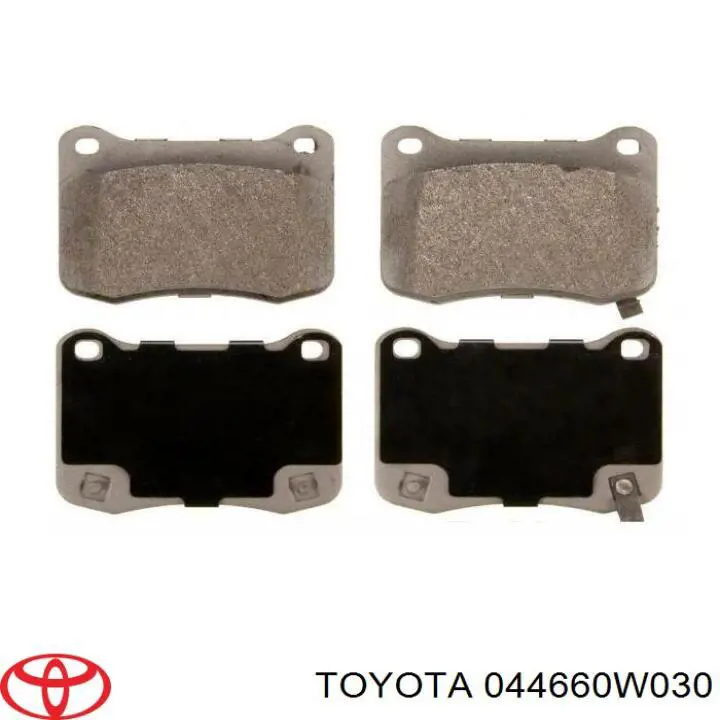 044660W030 Toyota Колодки тормозные дисковые комплект