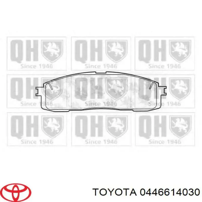 Колодки дисковые  Toyota 0446614030 цена, от 19.58 USD