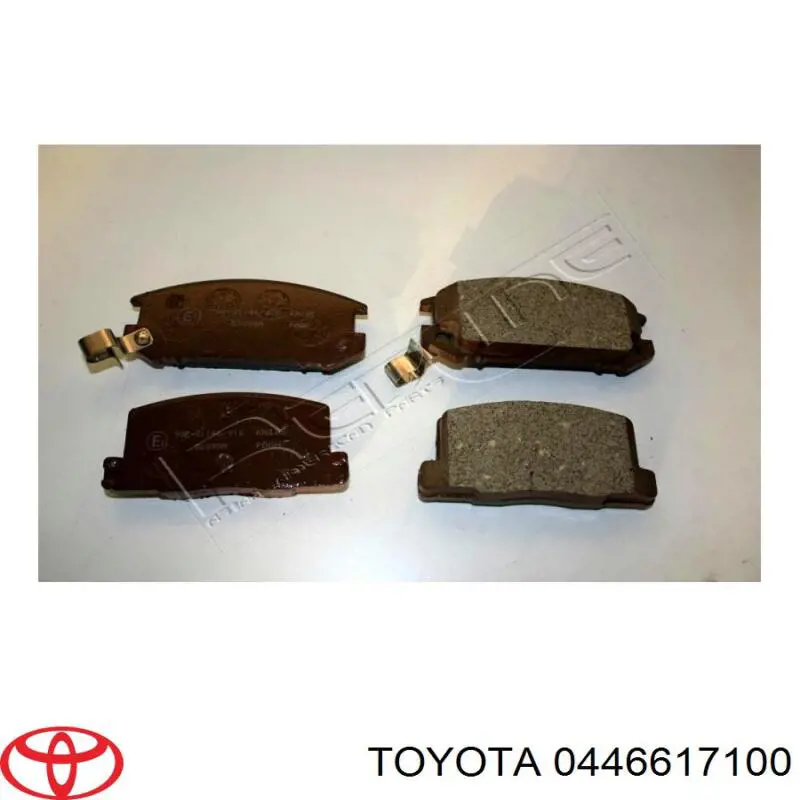Колодки дисковые  Toyota 0446617100 цена, от 19.05 USD