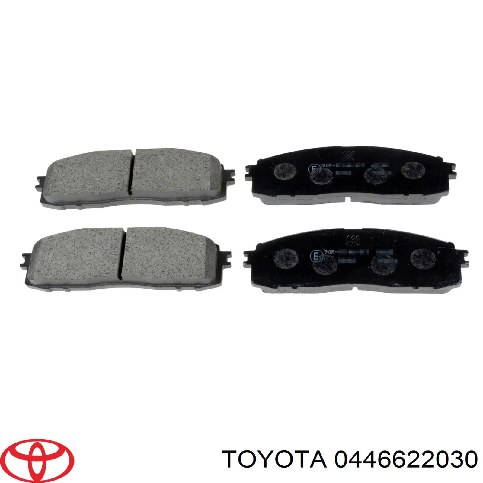 Задние тормозные колодки 0446622030 Toyota